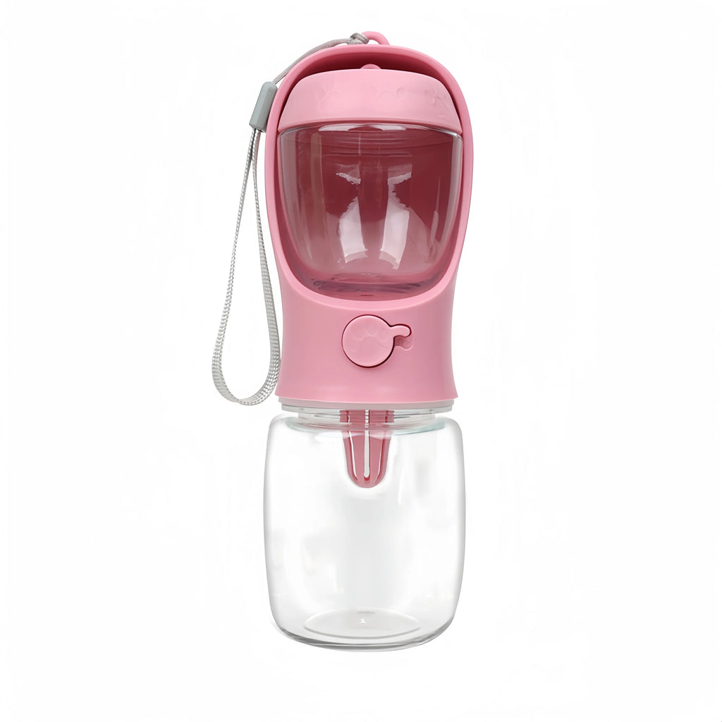Pets Water Bottle Portable Food-Grade Material Dog Cat Travel Pet Water Cup Bottle with Food Dispenser Puppy Water Bottle